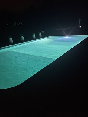 POOL AT NIGHT