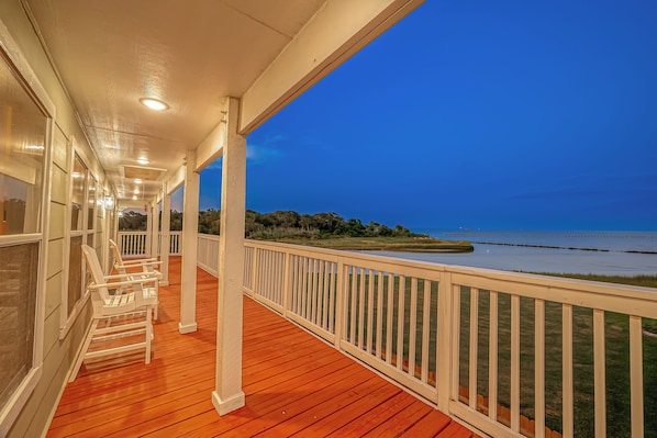 Bask in Stunning Sunset Bay Views from the Deck