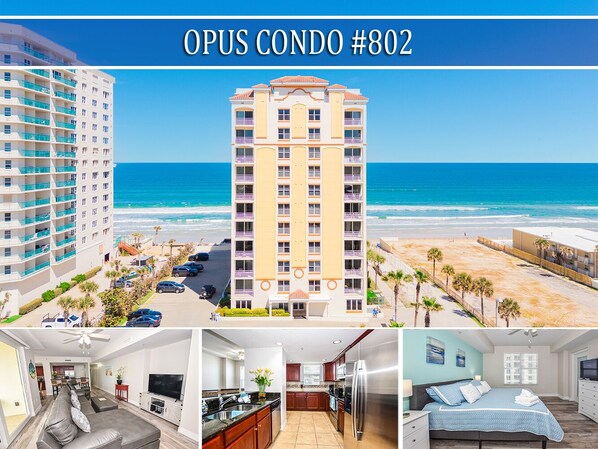 3/2 Side, Ocean View 8th Floor Opus Condo