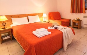 Get a peaceful night sleep in our cozy Double bed.