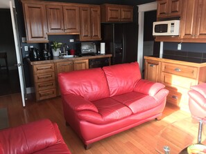 Observation Lounge Kitchenette, Door to Deck