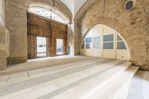 Interior entrance