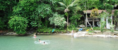 Casa da Ilha, praia particular