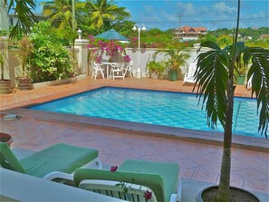 Pool vista from your patio.