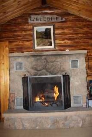 Fireplace in Living Room