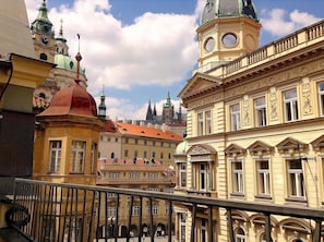 View Of The Castle From The Second Balcony / on the right is Charles Bridge