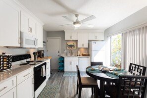 Newly updated kitchen and flooring