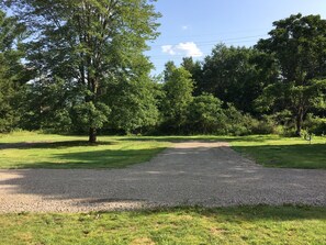 Over an acre to play in and to enjoy!