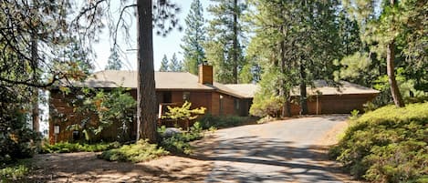 Front of Home from our long driveway allows plenty of parking.
