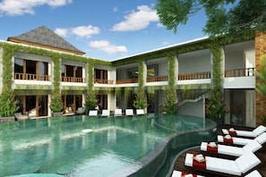 DeluxePoolAccess-Tonys Villas and Resort