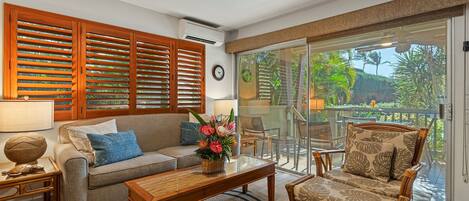 Condo 20 Living Room ~ Kihei Kai Maui Vacation Rental