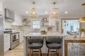 Open concept kitchen