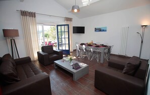 Relax and rejuvenate in the cozy living room.