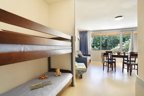 Lots of room for the kids in the bunk bed!