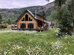 Main cabin w large windows