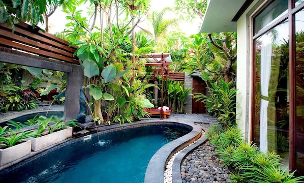 Villa's private pool