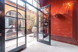 Interior entrance