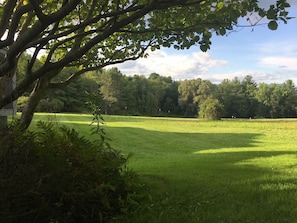 11 acres of total privacy, with sweeping mountain views.