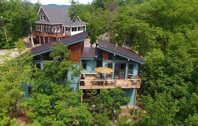 Lake George Cliff House - New outdoor hot tub!