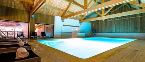 Fancy a swim? Take a dip in the indoor pool.