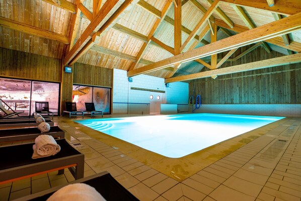 Fancy a swim? Take a dip in the indoor pool.