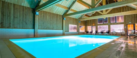 Dive into the lovely heated indoor pool after a great day!