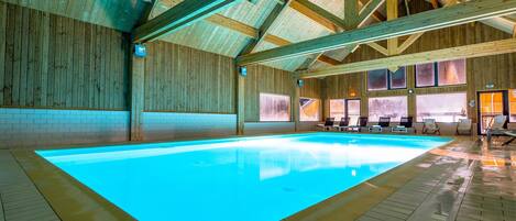 Dive into the lovely heated indoor pool after a great day!