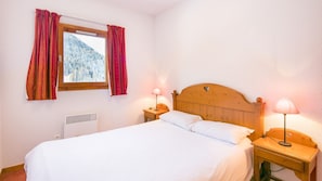 Get a peaceful night sleep in our cozy bed.