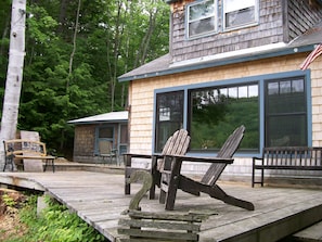 Back of the house facing the lake 