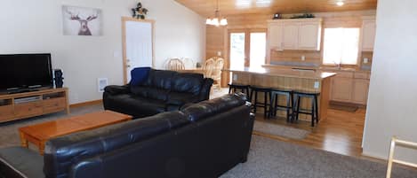 Great room to enjoy the camaraderie of family and friends.