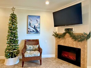 Currently decorated for the holidays!