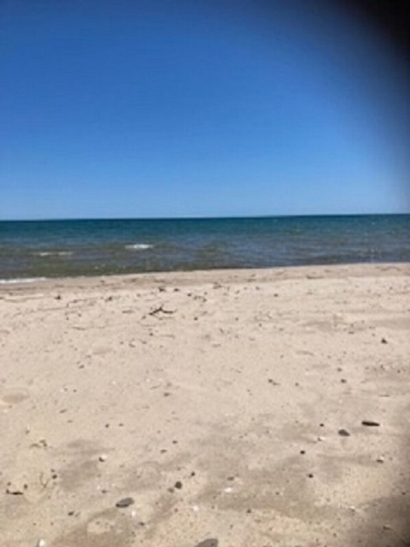Sandbar can be walked out for of yards before water gets over your head.