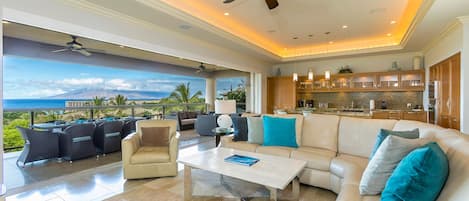 Enjoy your indoor/outdoor living space with amazing ocean views!