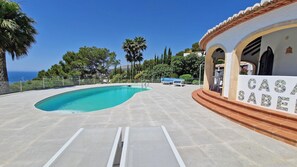 with private pool and terrace