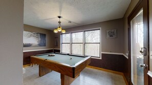 Furniture, Room, Indoors, Table, Pool Table