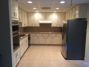 Kithen has been upgraded with granite tops and stainless appliances