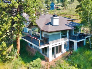 Cottage, Building, House, Roof, Tree