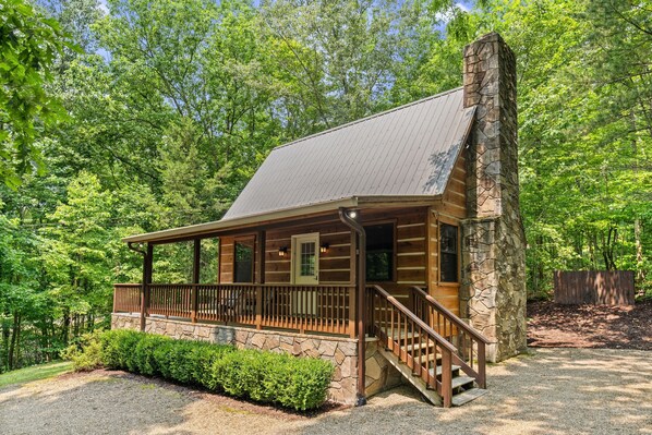 Architecture, Building, House, Cabin, Lamp