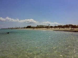 La plage au bon matin