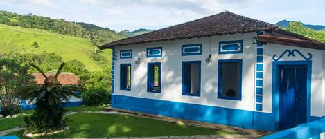 Vista da entrada da Fazenda