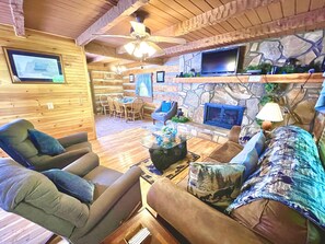 Indoors, Screen, Furniture, Living Room, Couch
