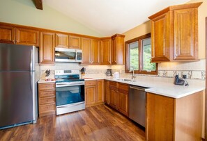 Indoors, Room, Refrigerator, Hardwood, Flooring