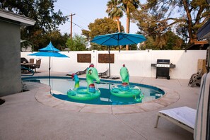 Kool deck re-done. Resurfaced with pebble tec in 2020.Pool Heating (extra fee)