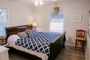 2nd Bedroom. Cal King sleigh bed.