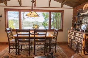 Bear Dining Area over Lake Colby, seats 6
