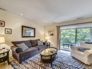 Living Room at 1715 Bluff Villa