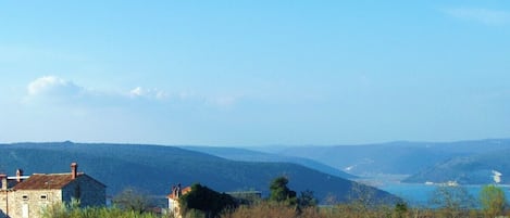 View from upper terrace