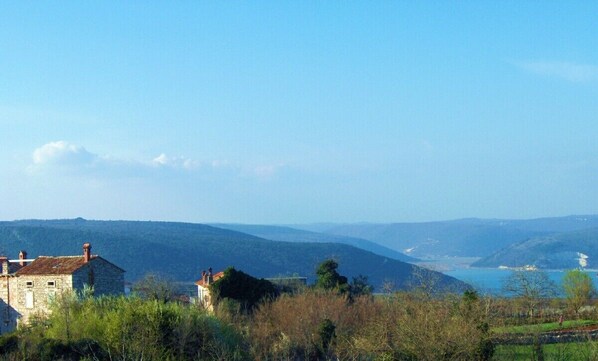 View from upper terrace