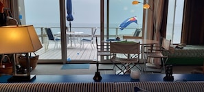 Bright and open floor plan, floating on the dune, and only steps to the Lake