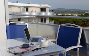 Open the door and step out onto your private balcony!